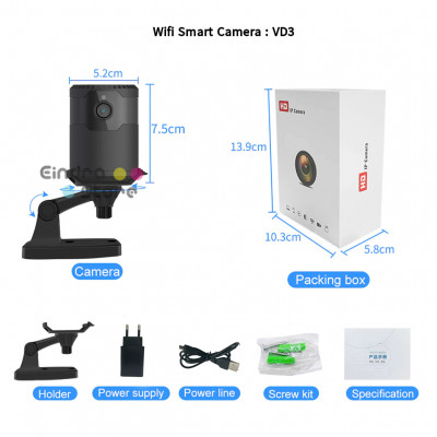 Wifi Smart Camera : VD3